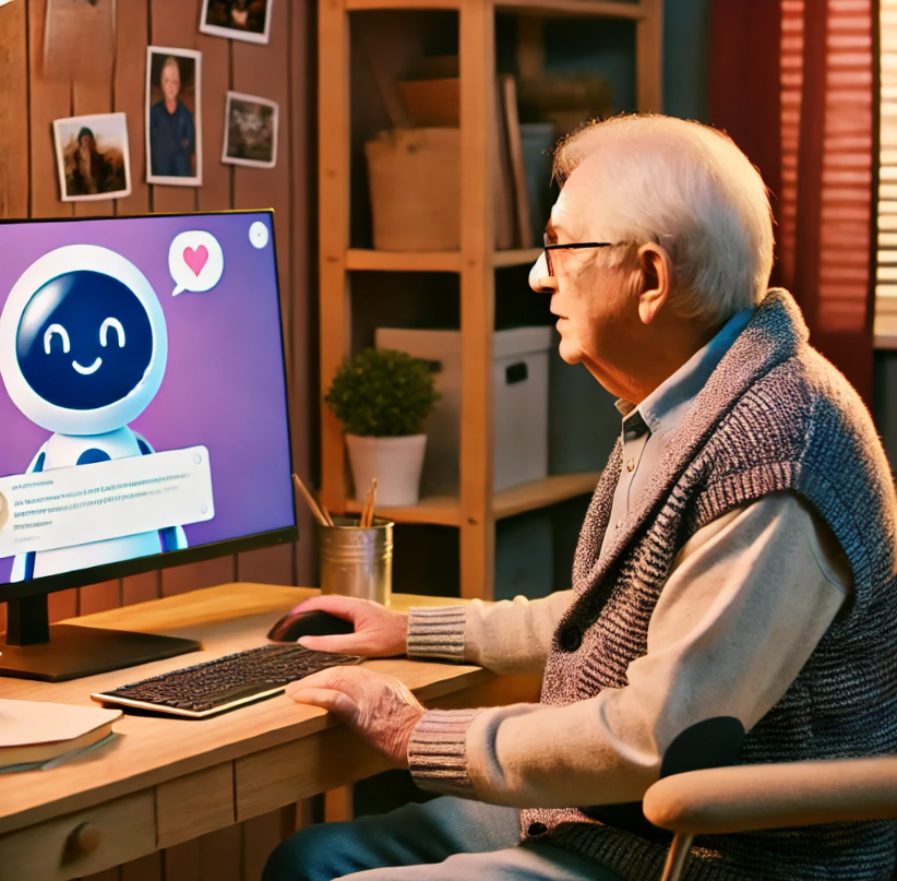 Personalized Chatbot Support Seniors and Family Caregivers Find Relevant Information Online